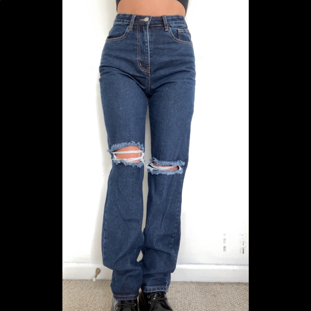 Y2K Ripped Jeans